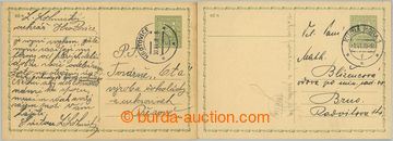 243476 - 1939 CDV65 plate variety, Coat of arms 50h olive green, 2 pc