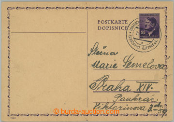 243482 - 1944 CDV16, PC A. Hitler. 60h violet with mailing CDS train 