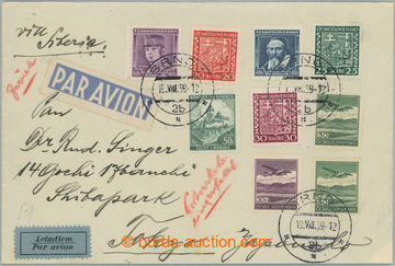 243483 - 1939 Let-dopis adresovaný do Tokia (!), celkové poštovné