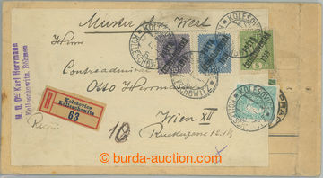 243509 - 1920 VZOREK BEZ CENY / papírová kapsa zaslaná jako R, vyf