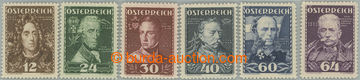 243538 - 1936 ANK.617-622, Vojevůdci, kompletní série, hodnoty 12G