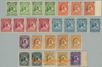 243666 - 1897-1898 SG.66-74, Viktorie ½P - 10Sh, průsvitka Crown CA