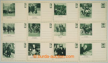 243682 - 1936 CDV60/1-20, Masaryk's Life, complete set of Un pictoria