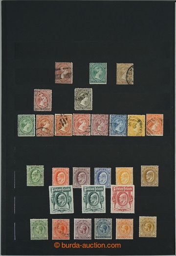 243696 - 1878-1960 [COLLECTIONS] selection of stamps on 6 pages from 