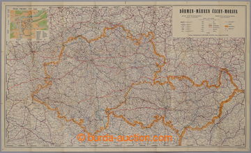 243706 - 1942 [SBÍRKY]  příruční a cestovní mapa protektorátu 