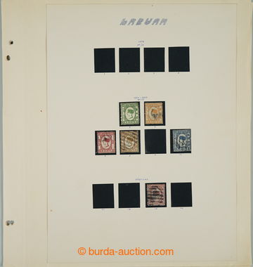 243823 - 1880-1903 [SBÍRKY]  sbírka na 9 listech, od emise Viktorie