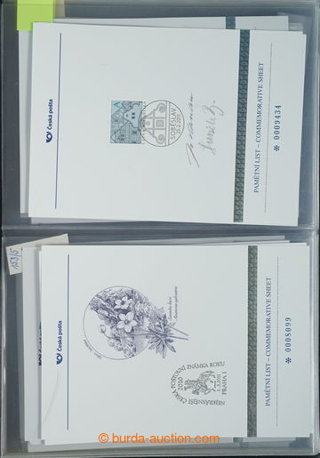 243856 - 2011-2022 [COLLECTIONS] MEMORIAL SHEETS Czech Post / collect