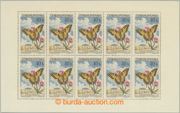 243991 - 1961 Pof.PL1220 production flaw, Butterflies 40h, significan