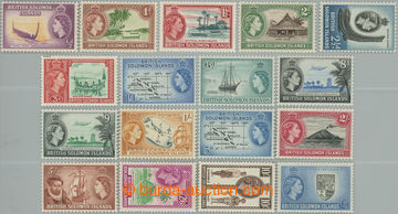 244186 - 1956-1963 SG.82-96, Elizabeth II. - Motives ½d - £1; compl