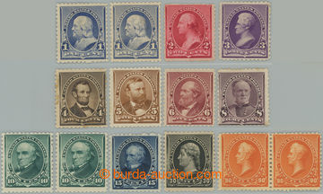 244221 - 1890-1893 Sc.219-229, Presidents and politicians, small form
