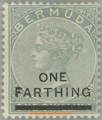 244235 - 1901 SG.30ba, Viktorie 1Sh šedá (bluish grey) s přetiskem