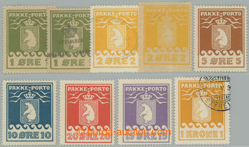 244536 - 1915-1937 GREENLAND / Mi.4-11, parcel Bear 1öre - 1 Kr, sel