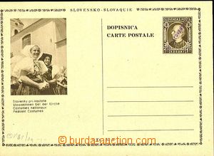 24457 - 1945 CDV81/1, Slovenky u kostela, tenká cena, ruční fialo