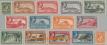 244573 - 1938-1951 SG.121s-131s, Jiří VI. Motivy ½P - £1, komplet