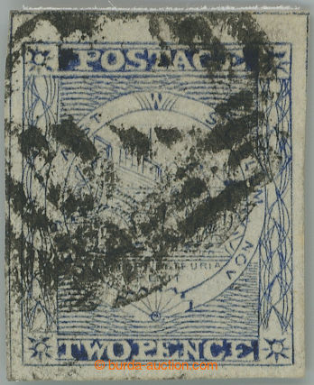 244619 - 1851 SG.36, Pohled na Sydney 2P ultramarine; bezvadný, velm