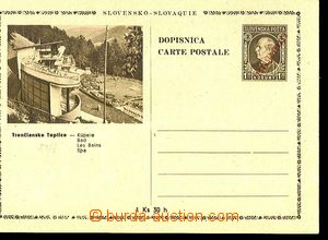 24465 - 1945 CDV81/8 Trenčianské Teplice, silná cena,  přetisk k