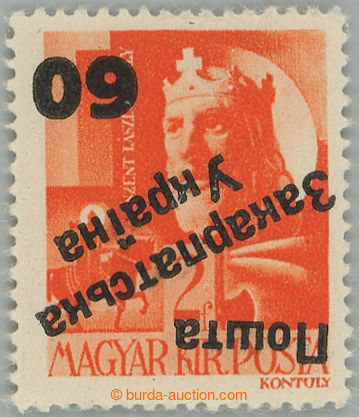 244710 - 1945 Majer U39Pp, Užhorodský přetisk, Szent Lászlo Kirá