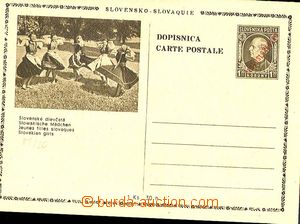 24480 - 1945 CDV81/26 Slovenské dievčatá tancujúce, přetisk kt.