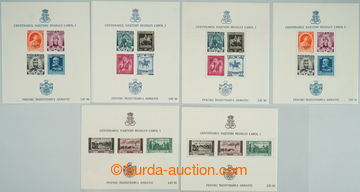 244814 - 1940 Mi.Bl.9-14, complete set miniature sheets FOR PATRIA, v