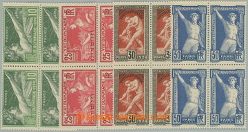 244822 - 1924 Mi.169-72, Olympiáda 10c-50c, kompletní série ve 4-b