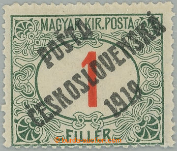 245110 -  Pof.131, Červené číslice 1f zelená / červená, I. typ