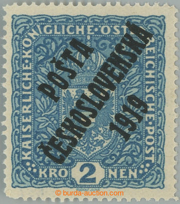 245154 -  Pof.48II, Znak 2K světle modrá, široký formát, I. typ 