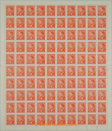 245178 - 1942 COUNTER SHEET / complete 100 pcs of counter sheet stamp