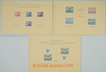 245292 - 1946 MINISTERSKÉ ALBUM / 3 volné listy z dárkového minis
