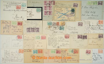 245332 - 1919-1920 [SBÍRKY]  sestava 20ks celistvostí vyfr. zn. Hra