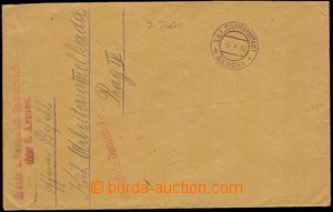 24539 - 1918 Etappenpostamt Gemona /b/ 6.X.18 on service letter with