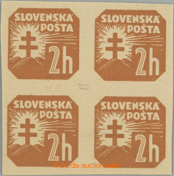 245408 - 1939 Sy.NV10Xx, Znak (I) 2h žlutohnědá s vodorovným rast