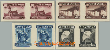 245423 - 1943 Sy.NZ90N-NZ93N, Železniční 70h - 2Ks, kompletní sé