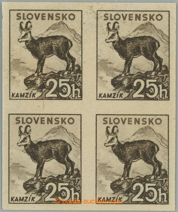 245425 - 1940 Sy.NZ50YN, Tatra (small format) 25h brownish grey, impe