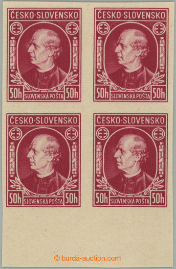 245432 - 1939 ZT Sy.23SK, Hlinka 50h červená ČESKO-SLOVENSKO, nezo