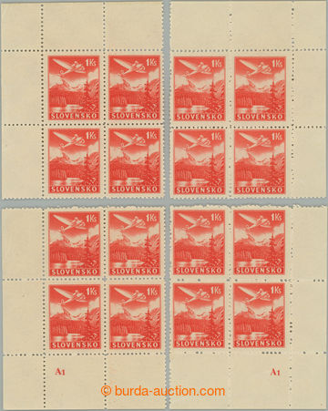 245484 - 1944 Sy.L3Y, Airmail 1Ks red, surplus print from  year 1944,