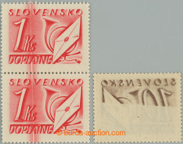 245505 - 1942 Sy.D13 Ob, D19 VV, vydání 1942, hodnota 10h s částe