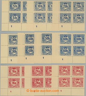 245508 - 1939 DESKOVÁ ČÍSLA / Sy.D1Xx-D10Xx, I. vydání, kompletn