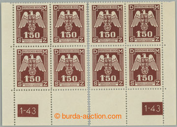 245556 - 1943 Pof.SL20, Official II, value 1,50 Koruna brown, L + LR 