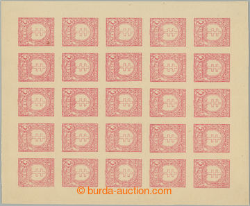 245565 - 1921 nerealizovaný návrh (Jehlicska) slovenské zn. 5K, dv