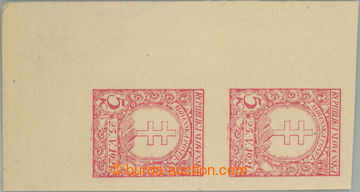 245566 - 1921 nerealizovaný návrh (Jehlicska) slovenské zn. 5K, dv