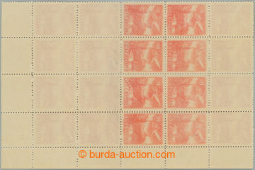 245569 - 1939 Sy.L3X production flaw, Airmail 1Ks red, L the bottom c