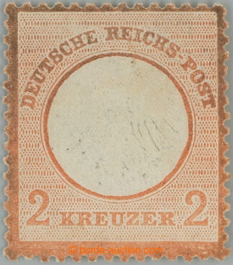 245609 - 1872 Mi.8, Orlice (malý štít) 2Kr ziegelrot; neupotřeben