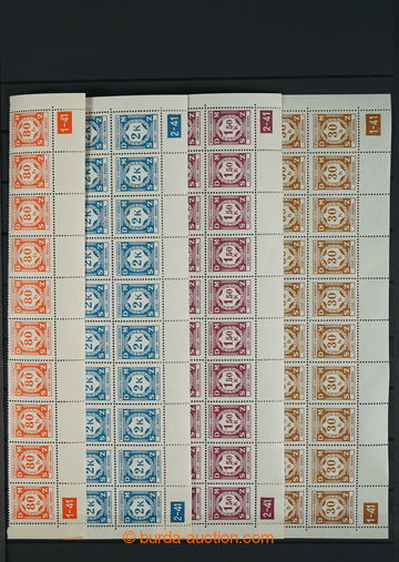 245799 - 1941 [COLLECTIONS]  PÁSY / BLOKY / PLATE NUMBERS / Official