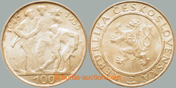 245853 - 1955 ČSR II. / 100 Kčs 1955 - 10. výročí osvobození Č