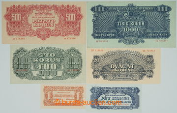 245890 - 1944 Ba.56-61, complete set 6 pcs of Moskevských orders, va