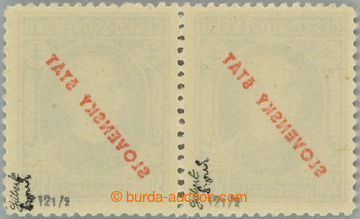 246195 - 1939 Sy.23A SOP, Hlinka 50h zelená s přetiskem, vodorovná