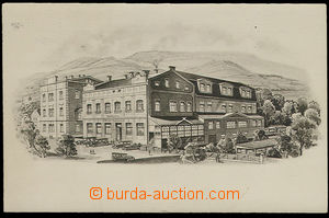 24624 - 1945 ZLATÉ HORY (Cukmantl) - hotel Praděd, čb. pohlednice