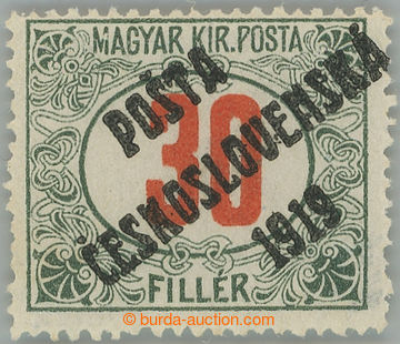 246249 -  Pof.139, Červené číslice 30f zelená / červená, IV. t