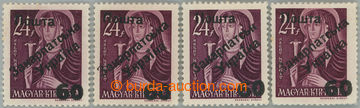 246294 - 1945 Majer U6, Užhorodský overprint the first issue., Sain