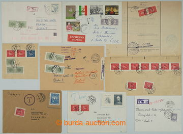 246366 - 1947-1971 SELECTION of / 9 entires with Postage due stamps i